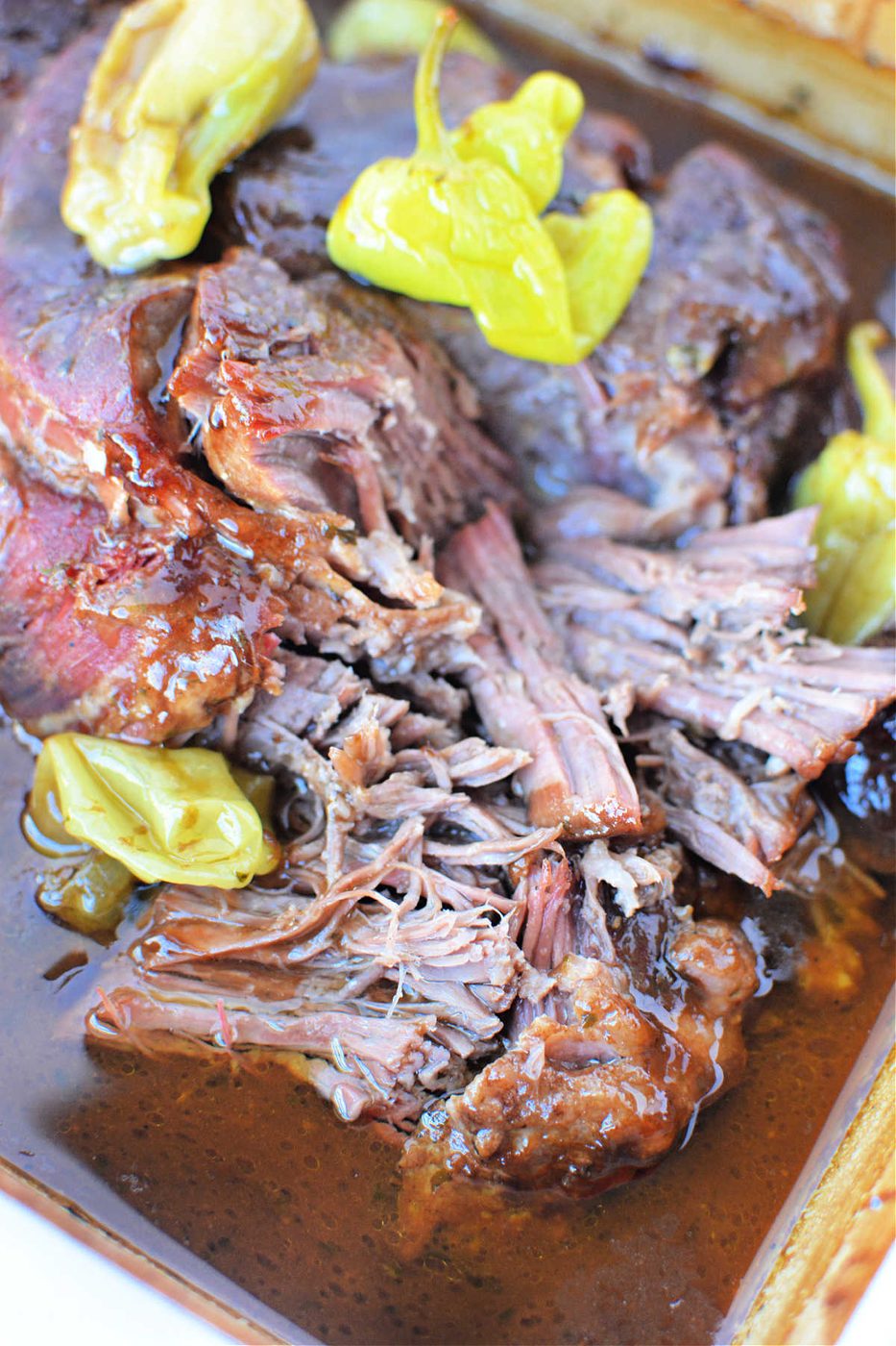 Mississippi Pot Roast in Oven