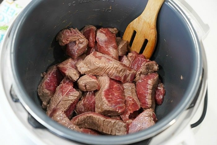 saute beef