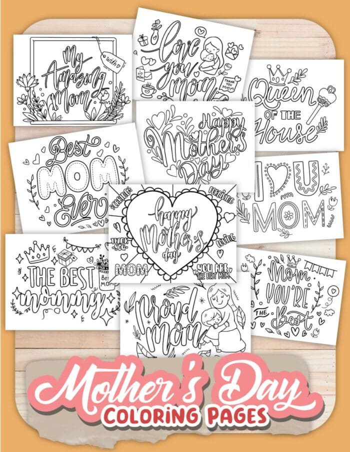 Mothers Day Coloring Pages Free
