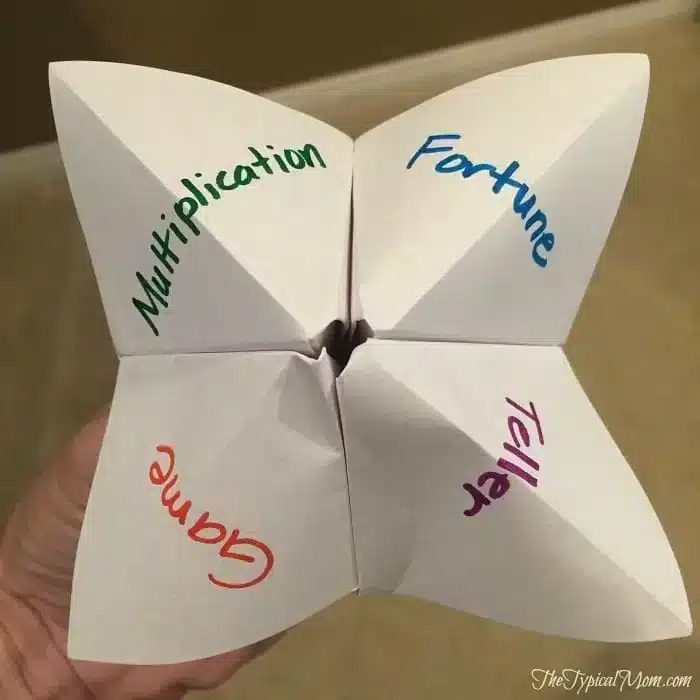 How to Make a Paper Fortune Teller