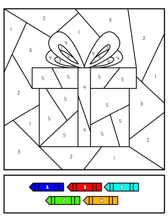 nativity Color by Number