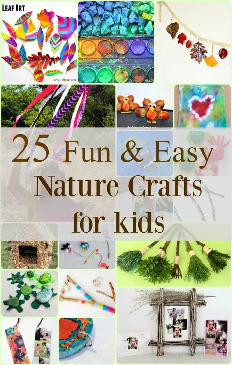 Cheap Nature Crafts for Kids