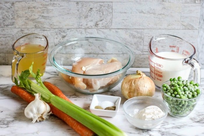 chicken pot pie ingredients