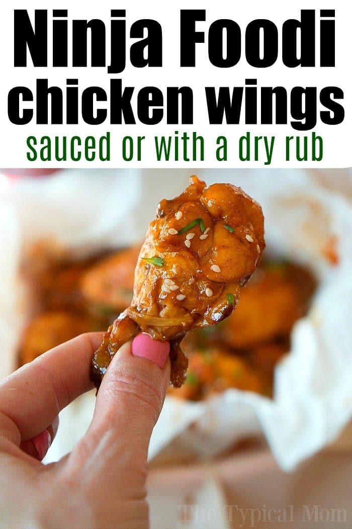 ninja foodi frozen chicken wings