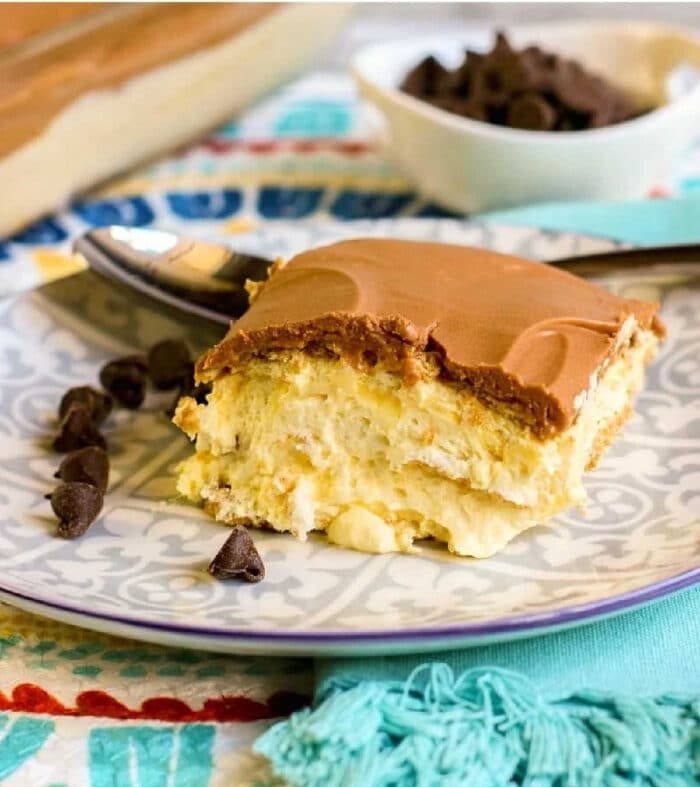 Eclair Cake without Graham Crackers