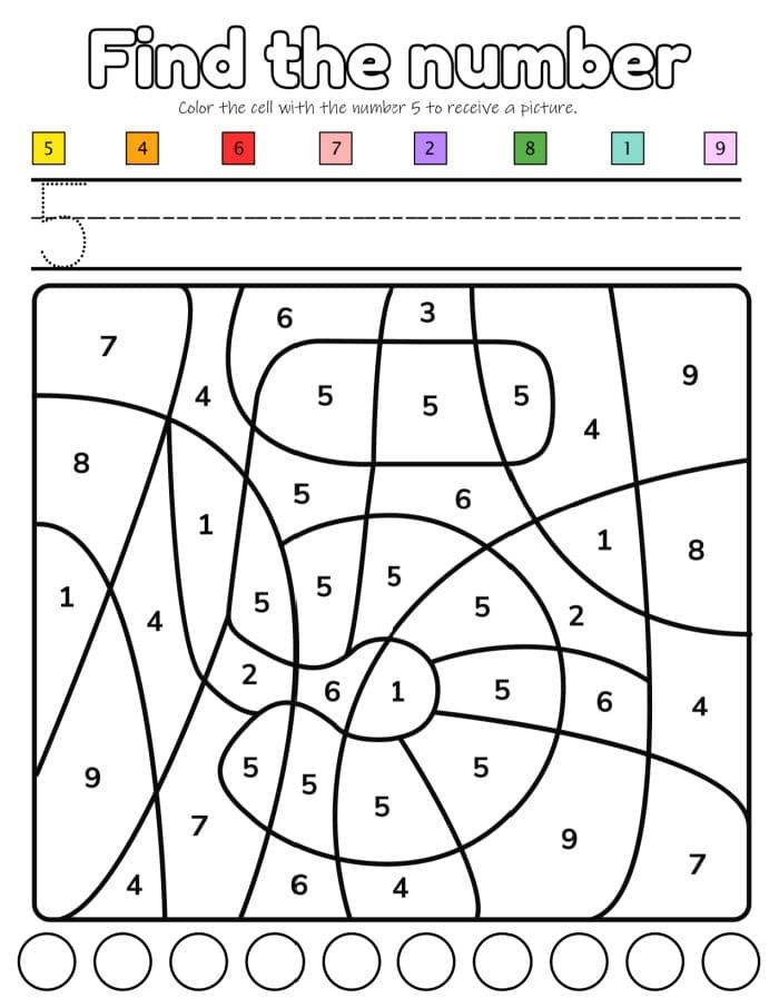Number Recognition Worksheets