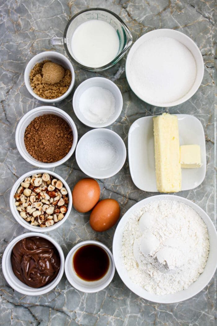 Nutella Bread Ingredients