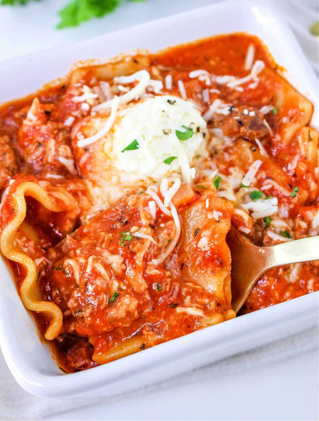 One Pot Lasagna Soup