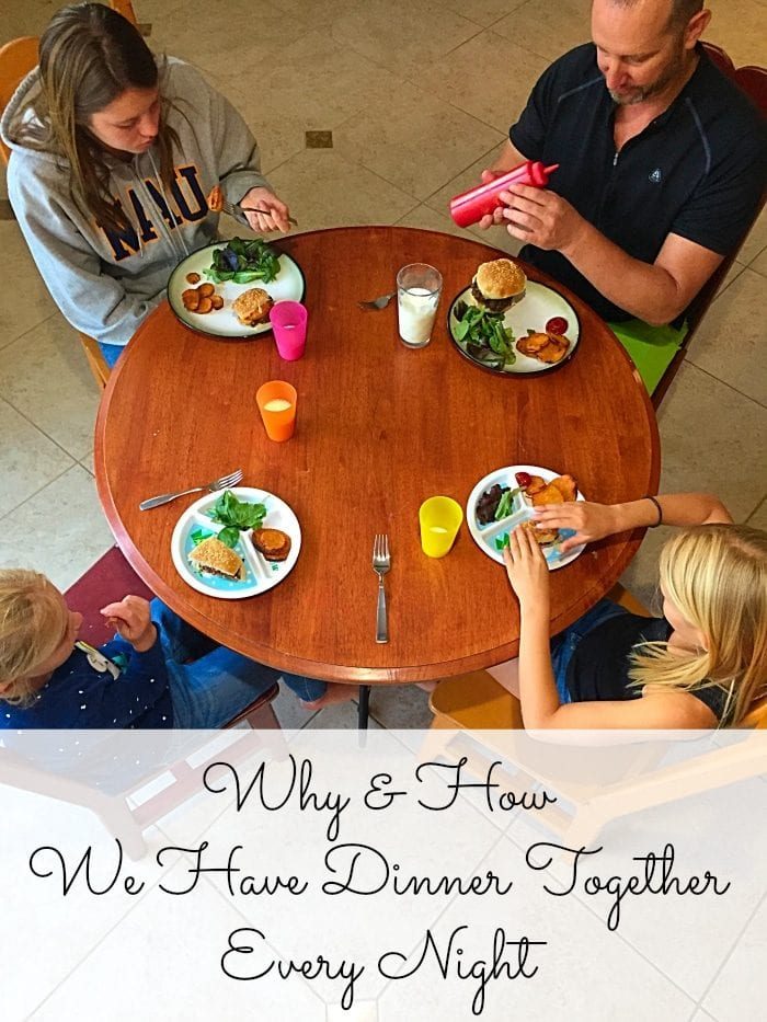 family dinner time