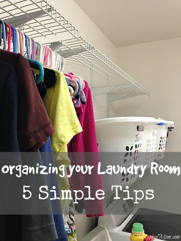 Organize Your Laundry Room