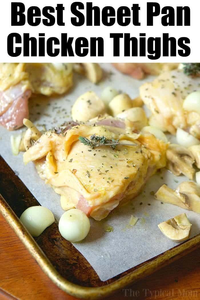 how to bake chicken thighs in oven