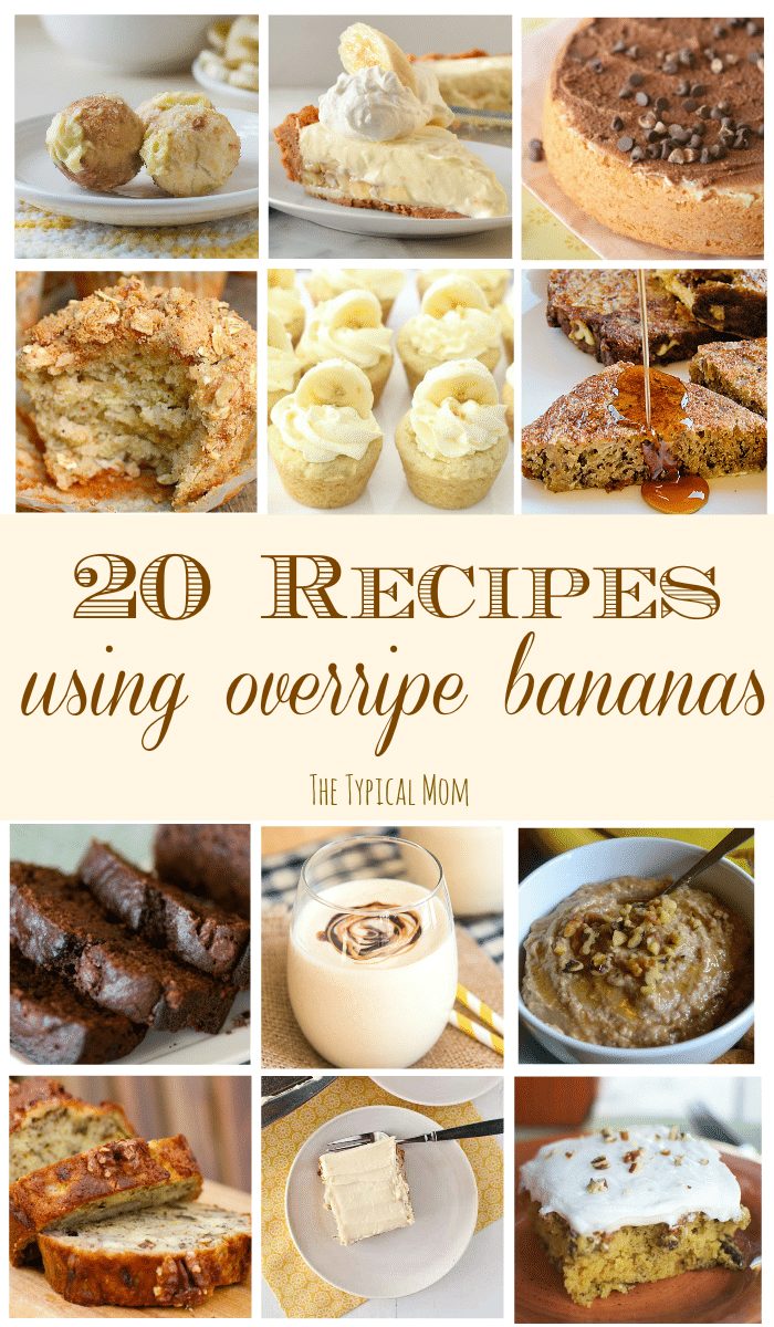 overripe banana recipes