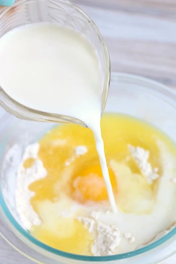 homemade pancake batter