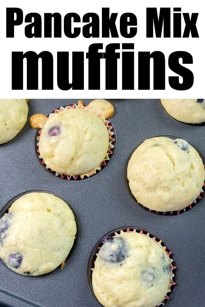 blueberry muffins with pancake mix