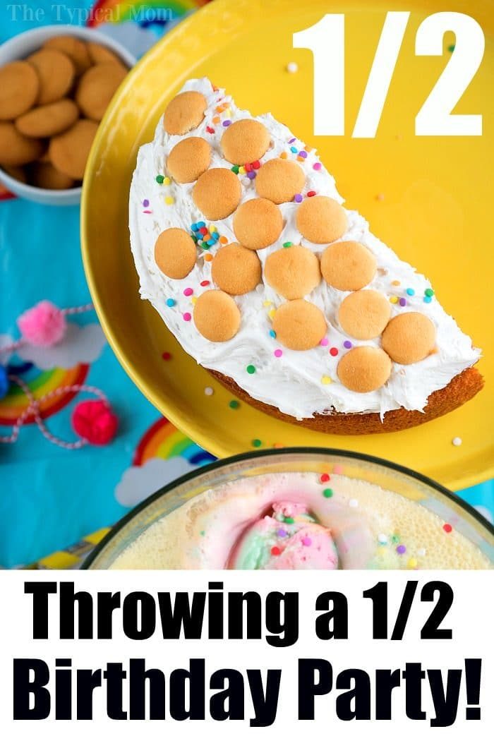 half birthday party