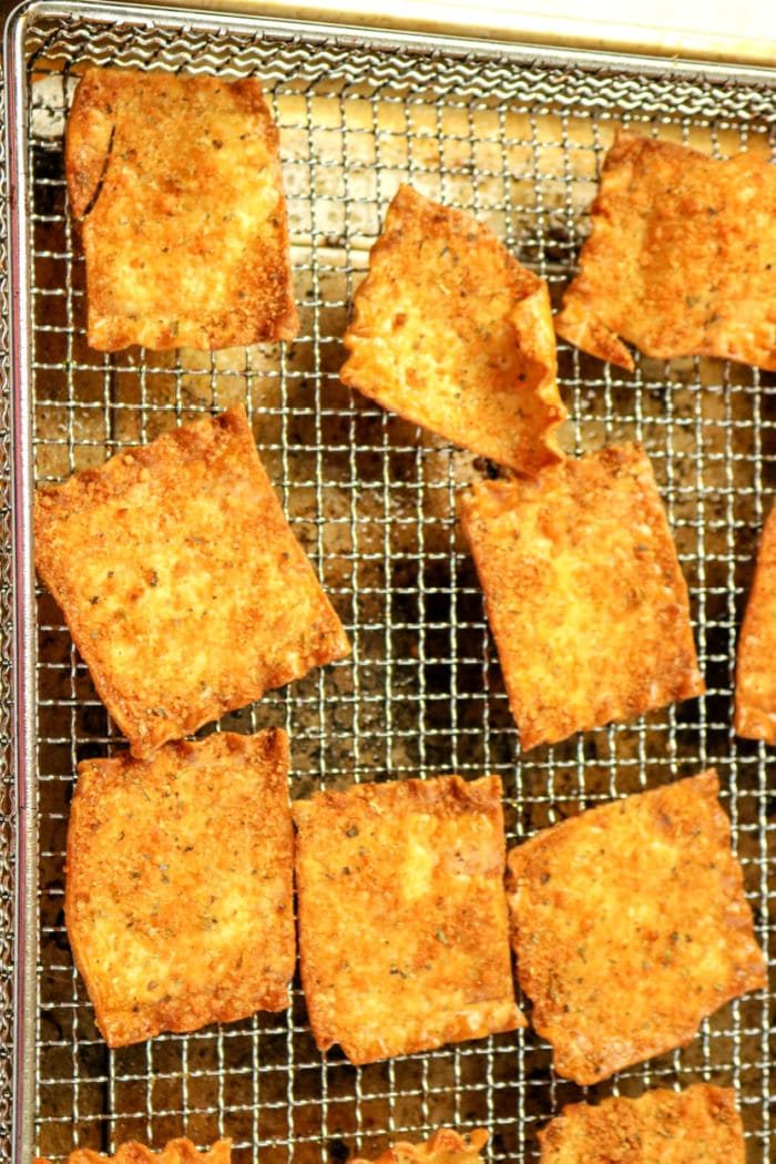 Air Fryer Pasta Chips recipe
