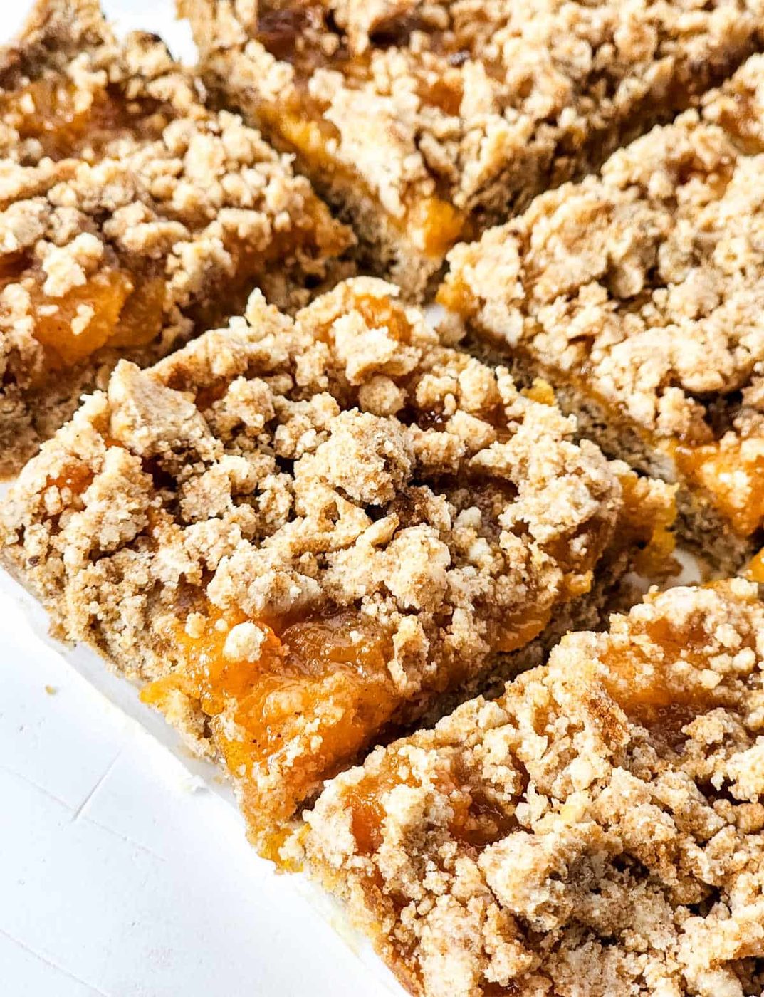 Peach Bars and Canned Peaches