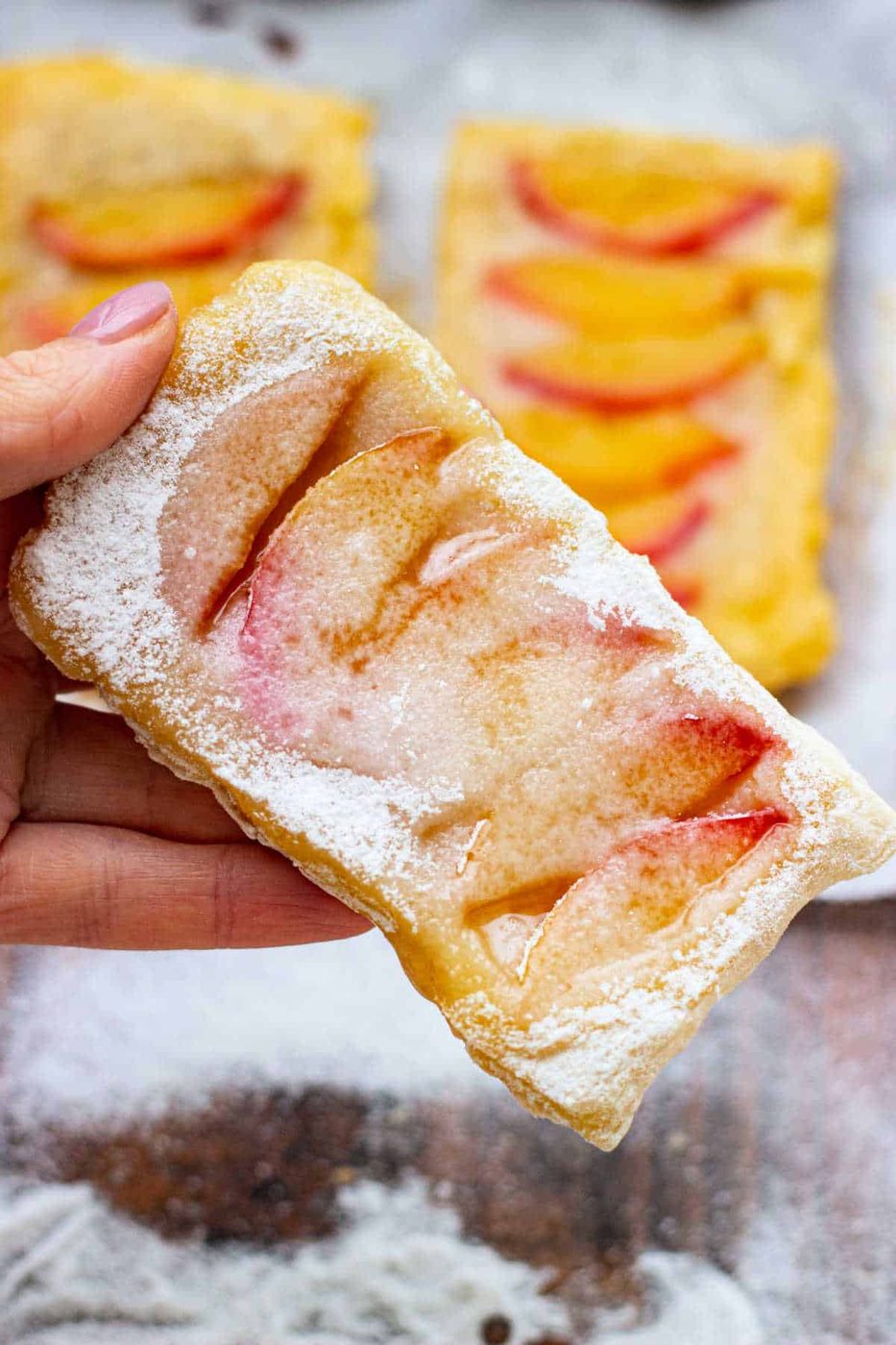 Peach Puff Pastry