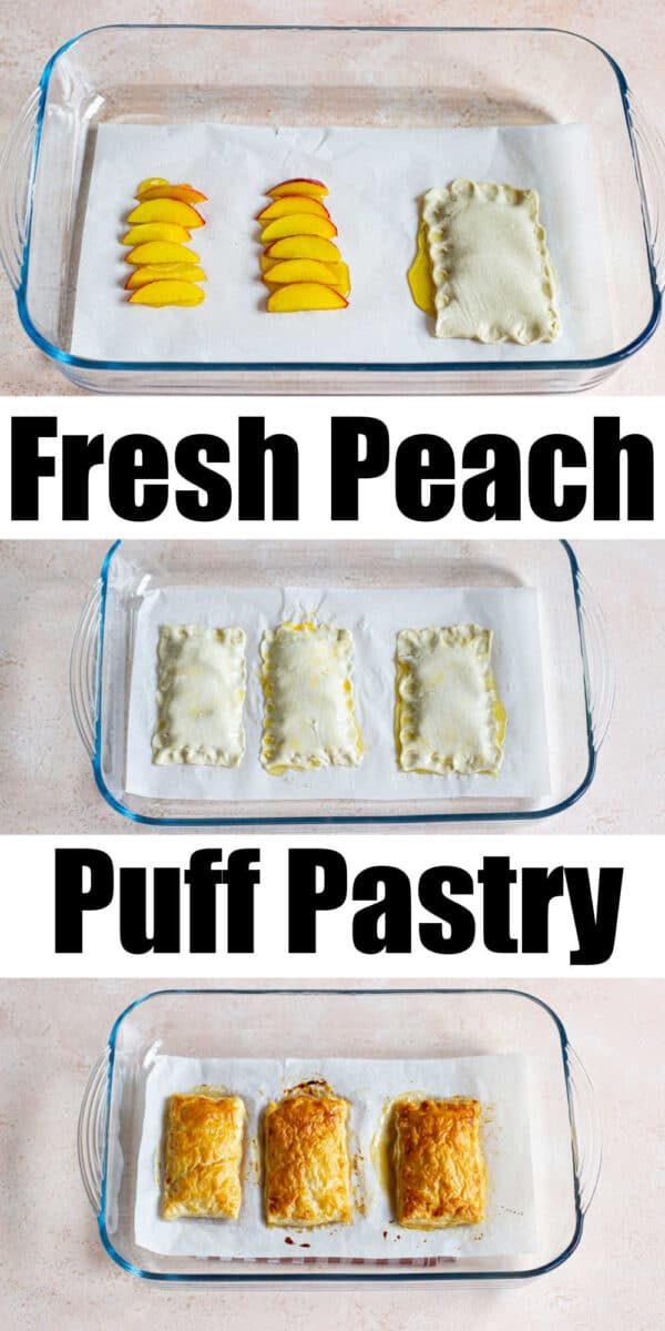 Puff Pastry Peach Tart