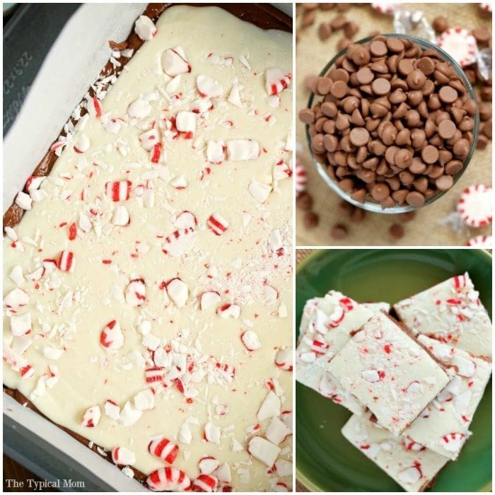 microwave peppermint fudge