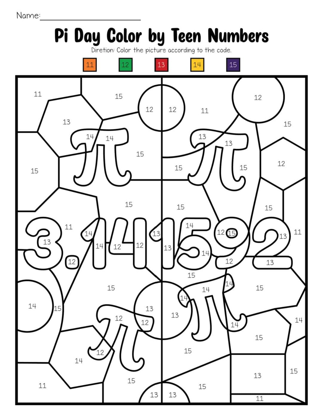 Free Printable Pi Day Activities