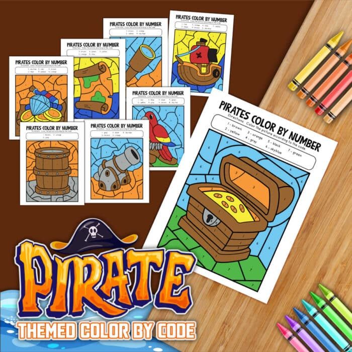 pirate ship coloring page