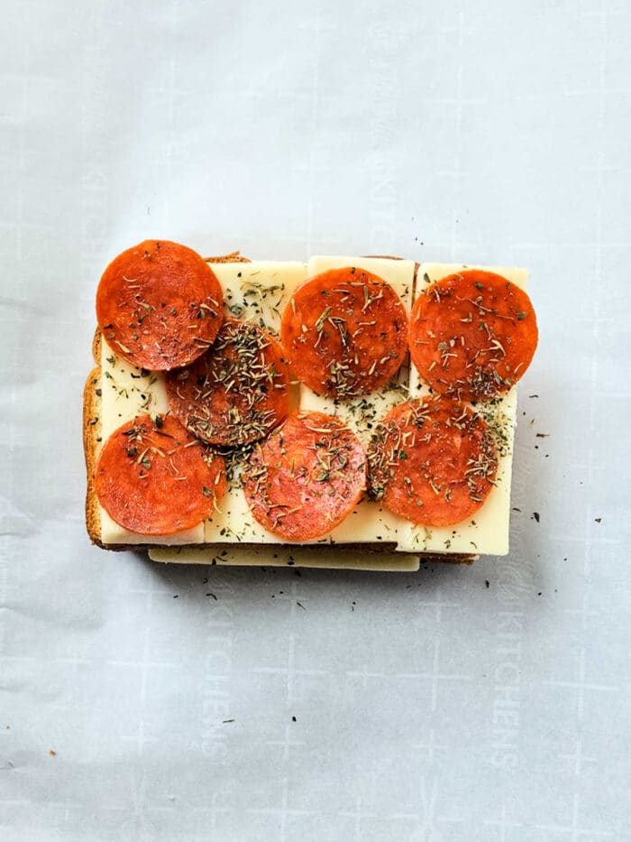 Pizza on Toast