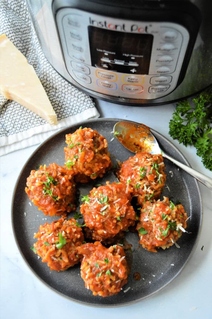 pressure cooker Porcupine Meatballs