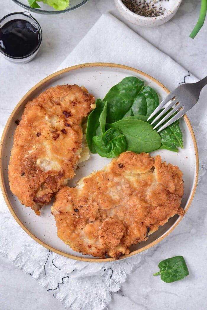 pan fried pork steaks