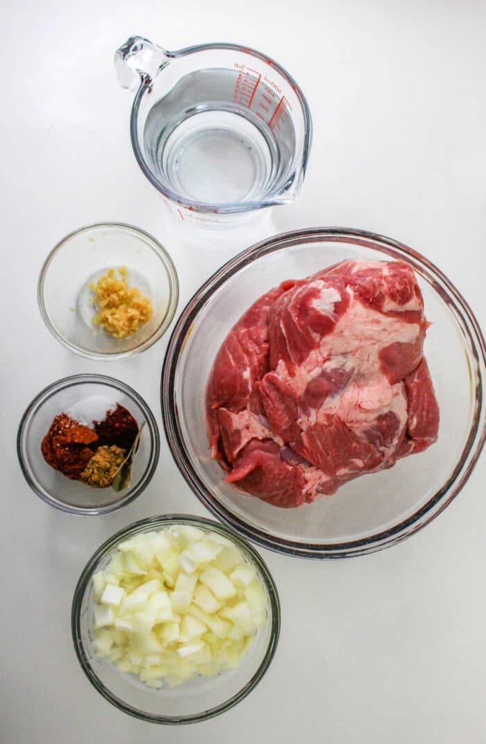 pork for tamales