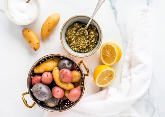 fingerling potatoes in oven