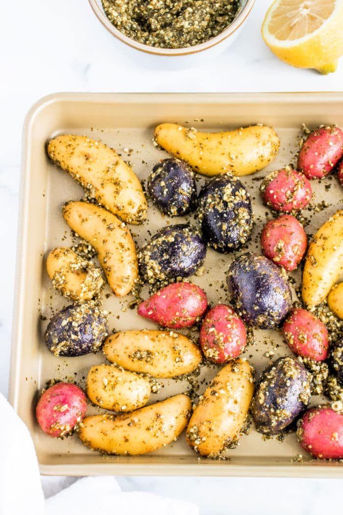 Pesto Roasted Potatoes