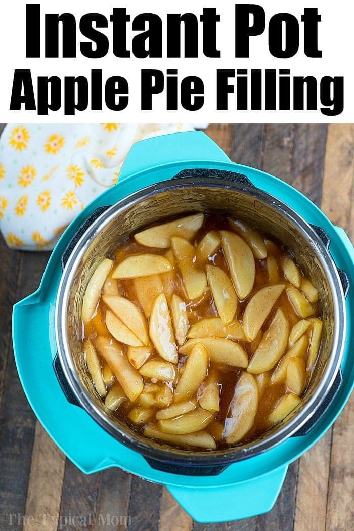 instant pot Apple Pie Filling