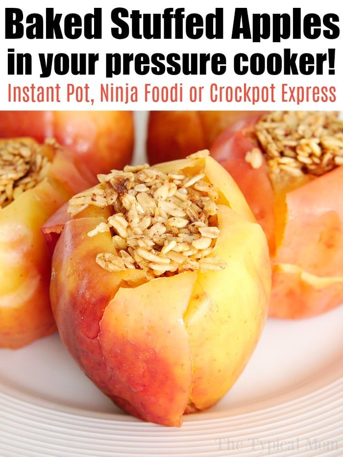 Pressure Cooker Baked Apples