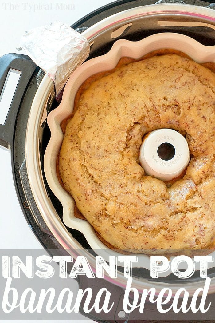 pressure cooker banana bread