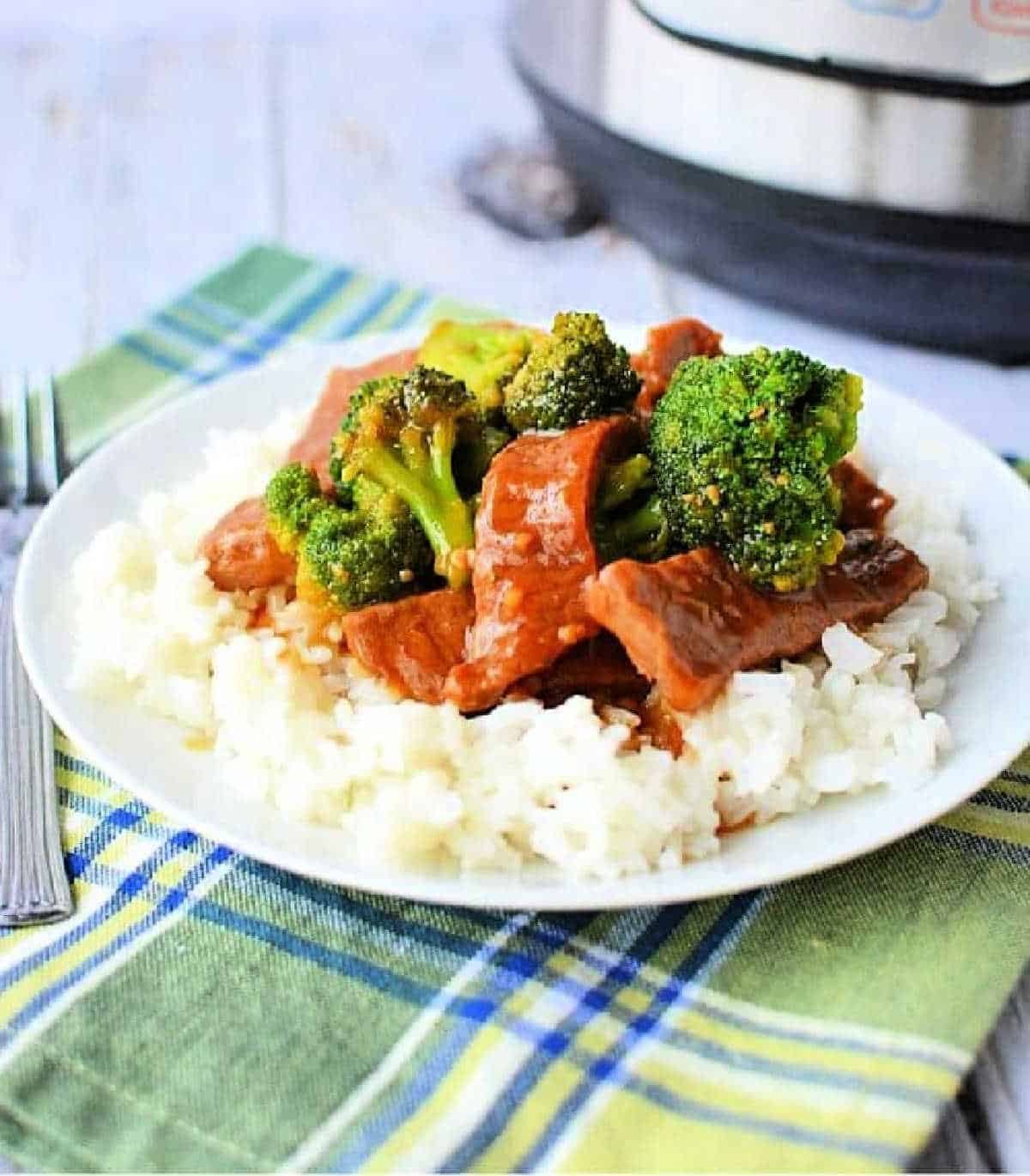 Pressure Cooker Beef and Broccoli