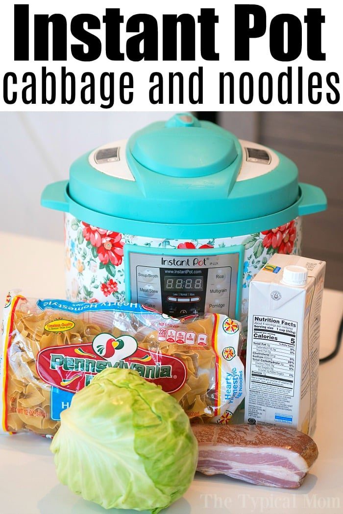 Pressure Cooker Cabbage and Noodles 2