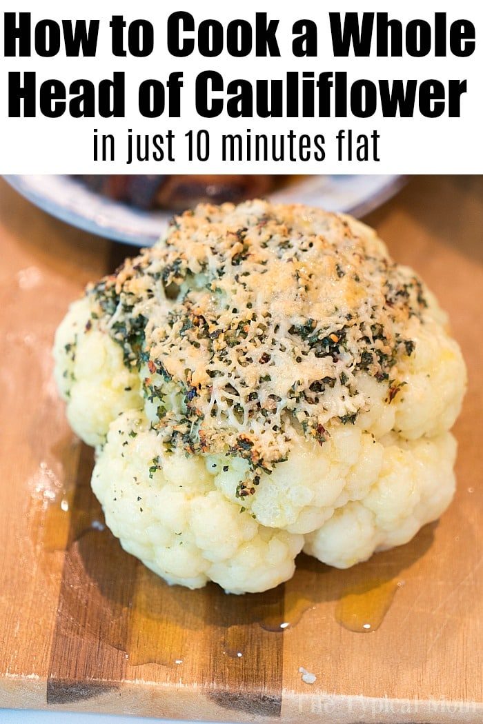 recipe for steamed cauliflower