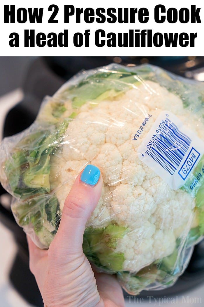 Pressure Cooker Cauliflower