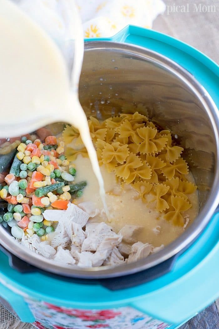 pressure cooker chicken noodle casserole 2