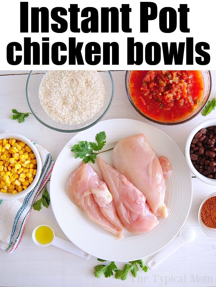 Instant Pot Chicken Taco Bowl
