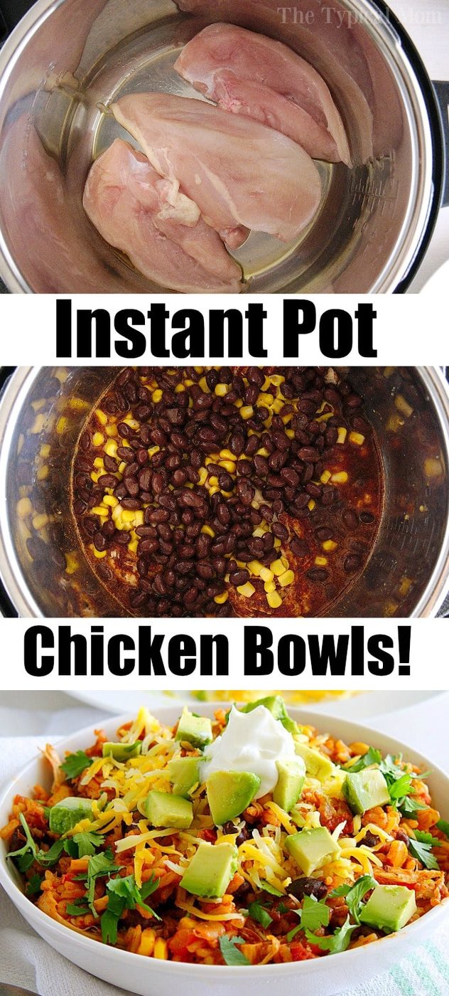 pressure cooker chicken bowl