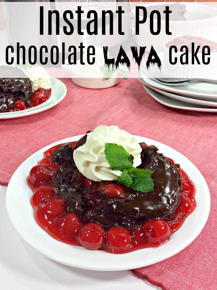 Pressure Cooker Chocolate Lava Cake 2
