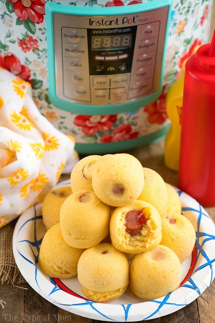 instant pot corn dog bites