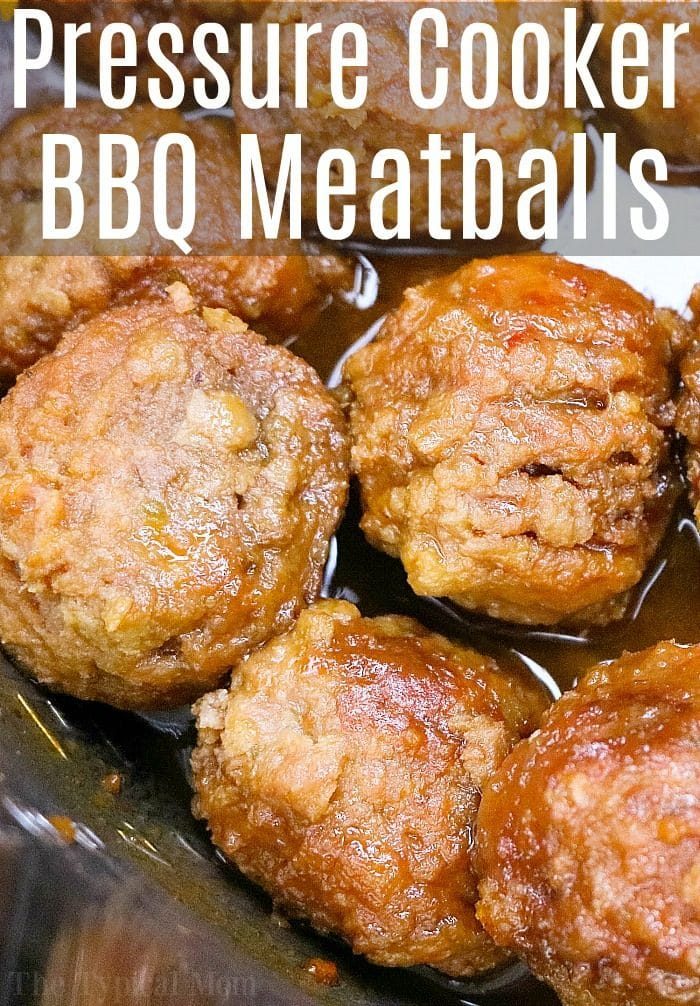 Pressure Cooker Frozen Meatballs