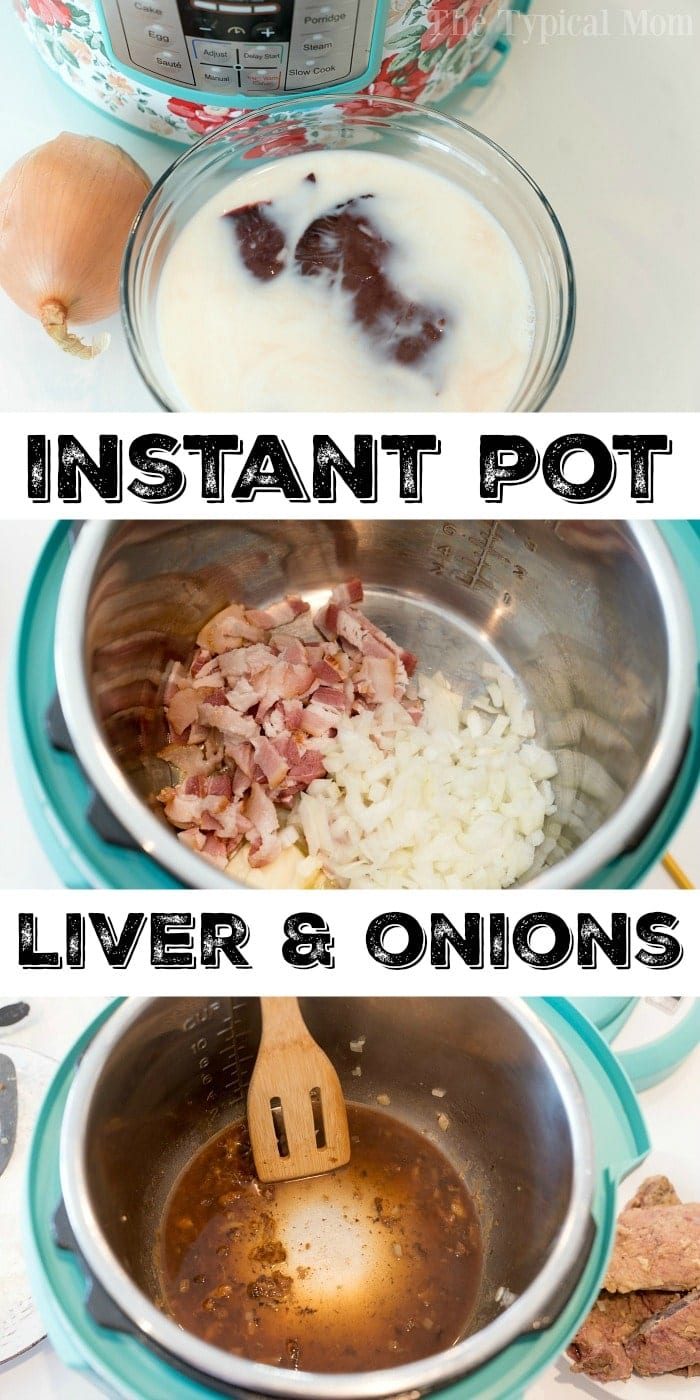 pressure cooker liver and onions