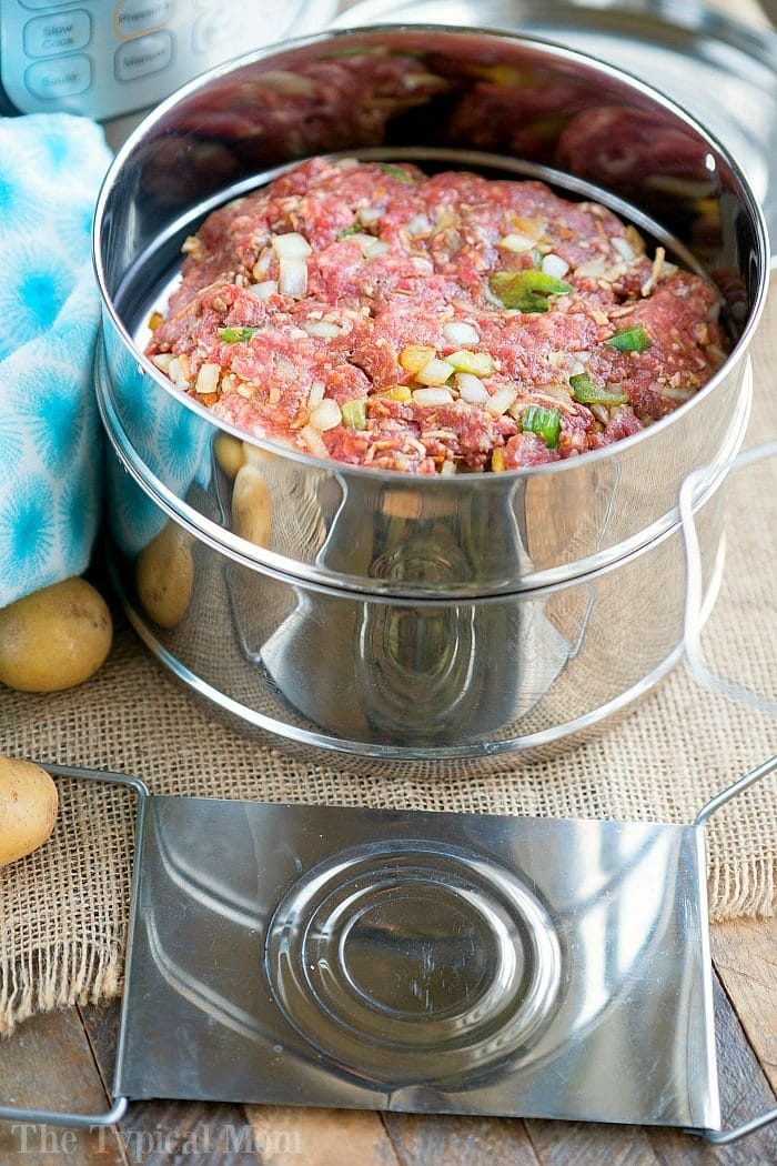 pressure cooker meatloaf and potatoes 2