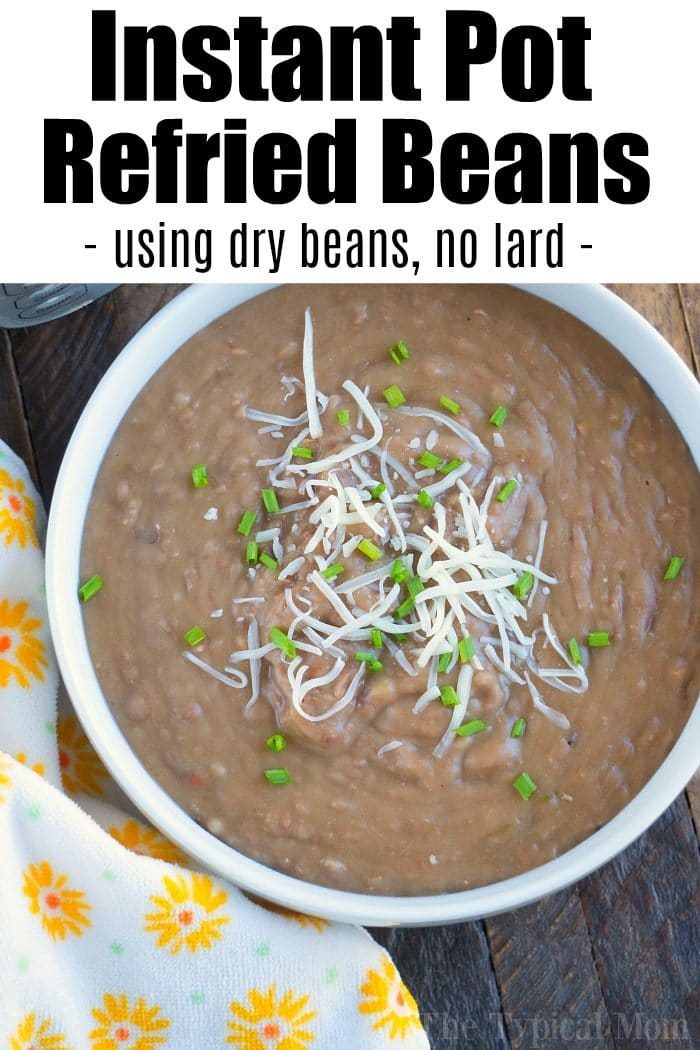instant pot refried beans