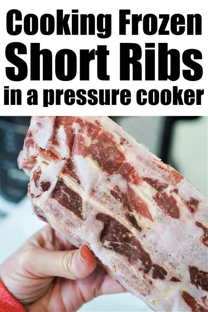 pressure cooker frozen short ribs