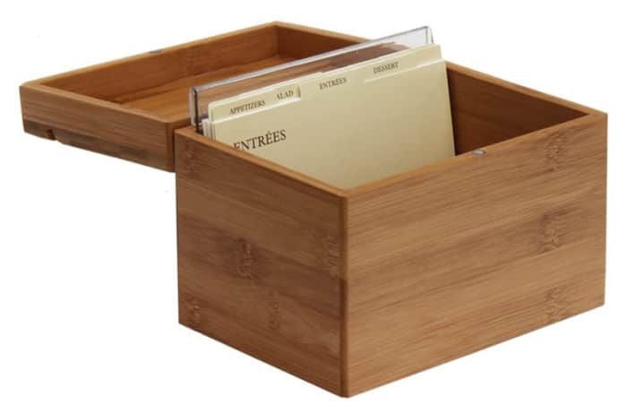 recipe box